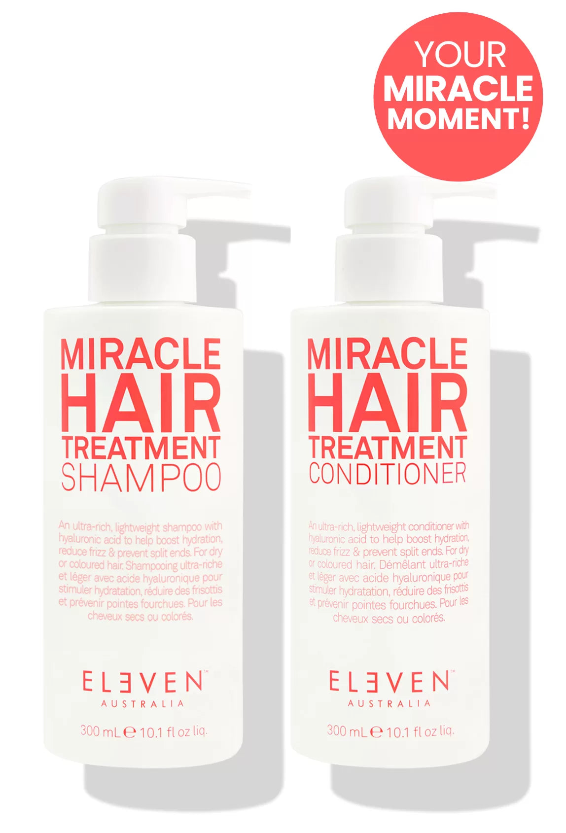 Miracle Hair Treatment Shampoo & Conditioner Duo - ELEVEN