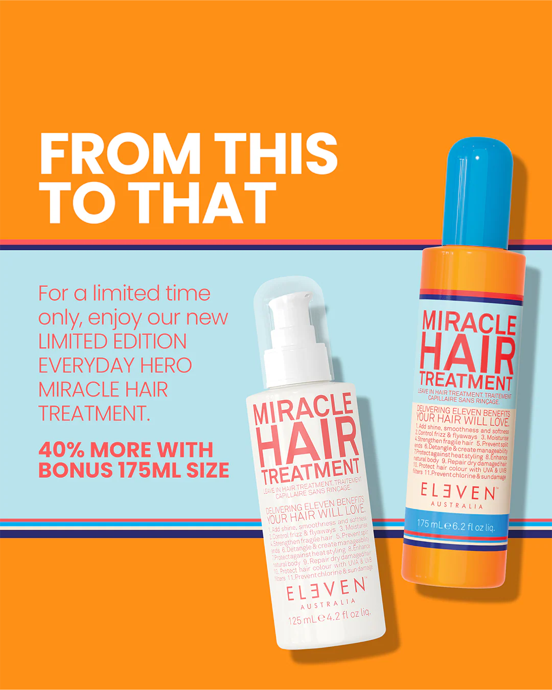 LIMITED EDITION EVERYDAY HERO MIRACLE HAIR TREATMENT 175ML