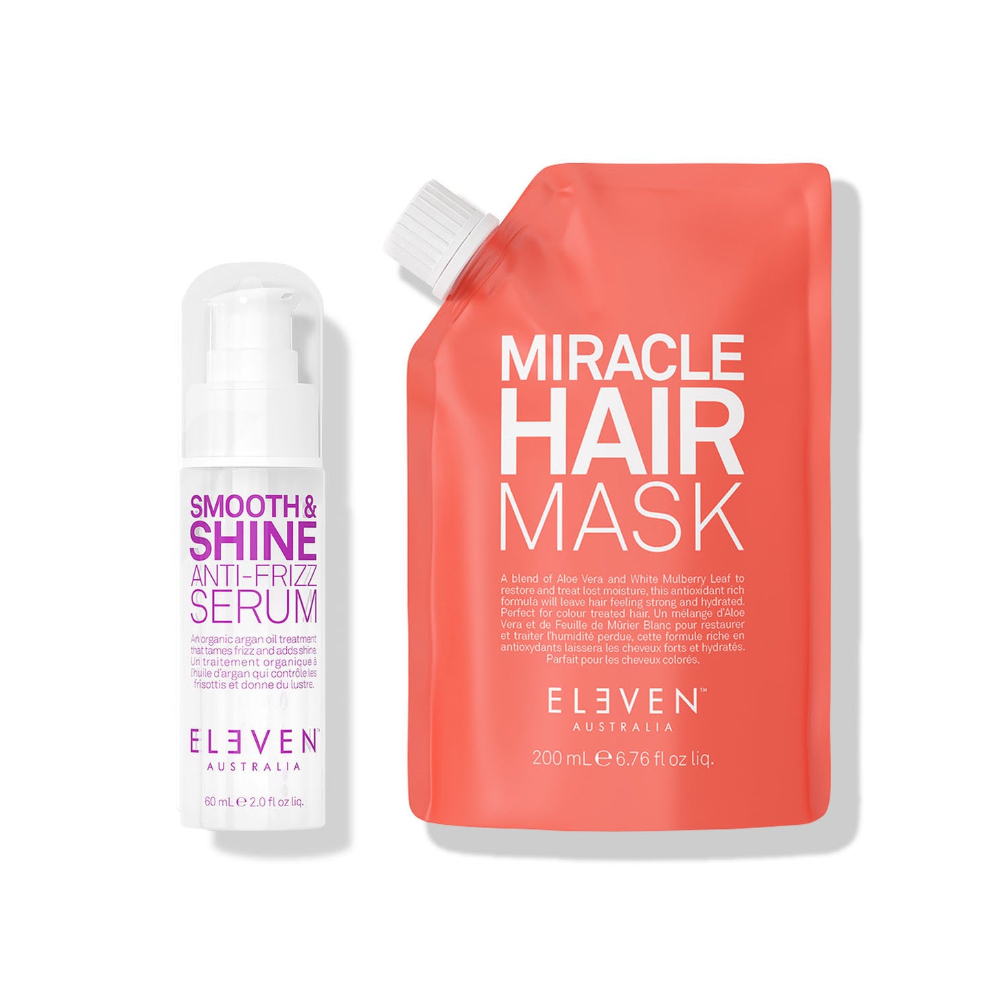 MIRACLE MASK & SHINE SERUM DUO